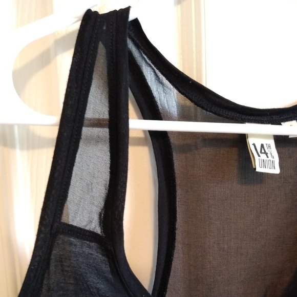 [14th & Union] Sheer Panel Tank - - Picture 3 of 8